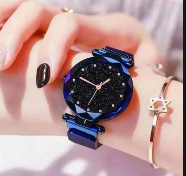 High Quality Magnetic Strap Watch for Girls – Stainless Steel