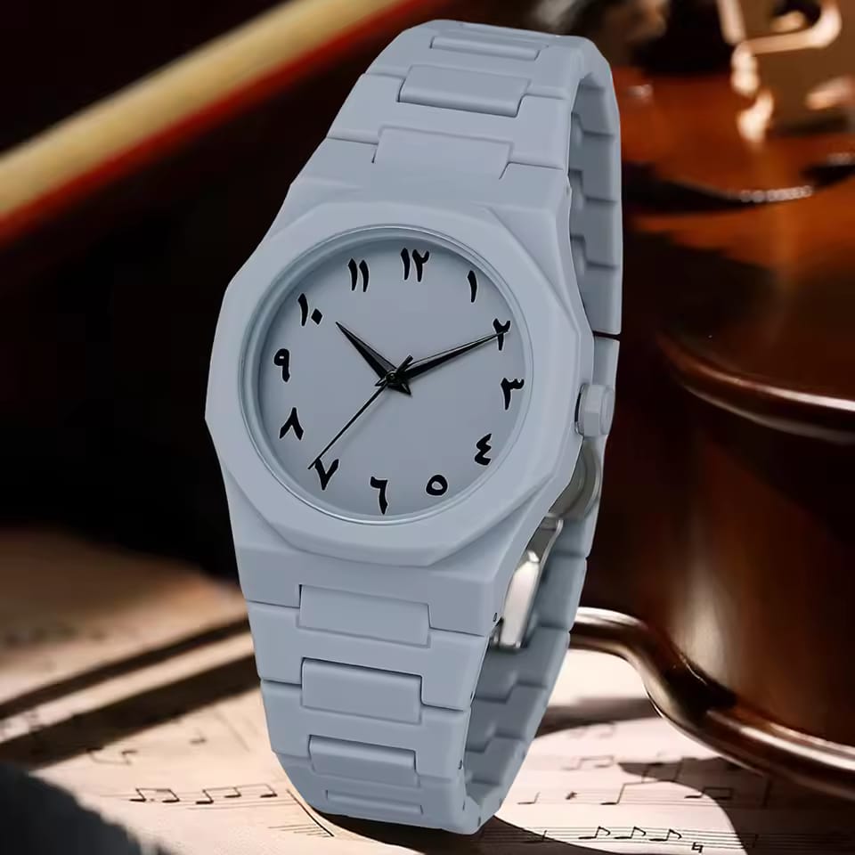 White Arabic Aura Watch for Men