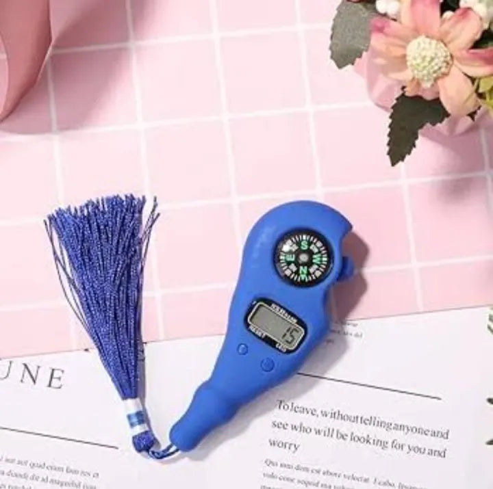 Black Digital Tally Counter Tasbeeh with LED Light